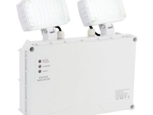 saxby lighting sight twin exterior spot 2 x 3w ip65 non maintained emergency light p7235 14537 image